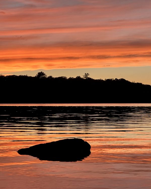 Crimson Reflections on Horn Pond